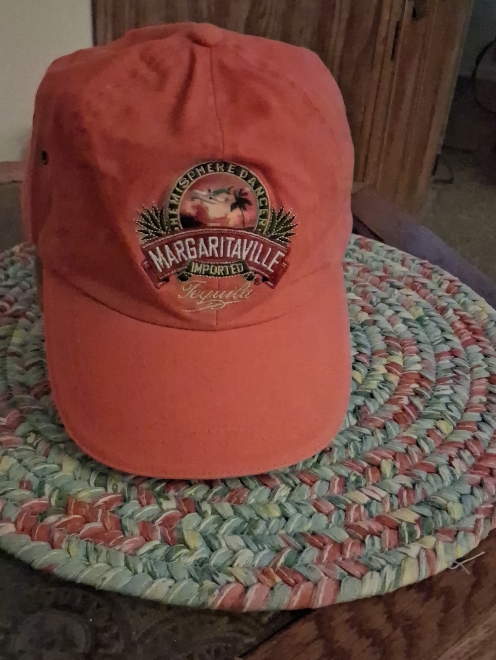 Jimmy Buffet Margaritaville Orange Logo Baseball Hat
